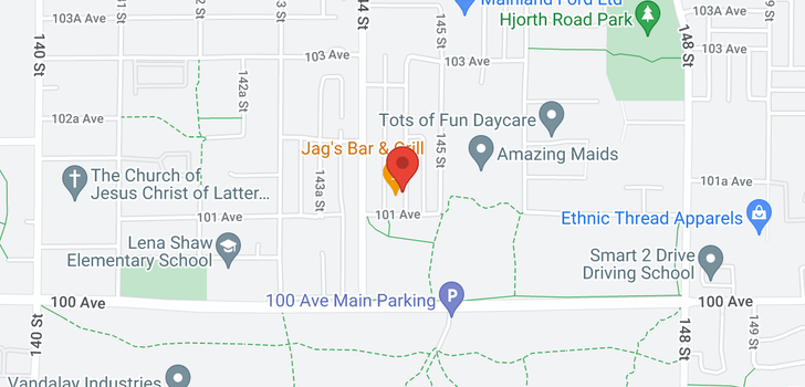 map of 10125 144A STREET